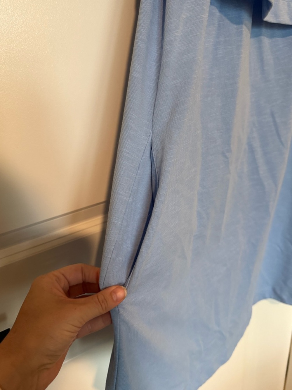 H&M Light Blue Off-Shoulder Ruffle Dress - Picture 3 of 5